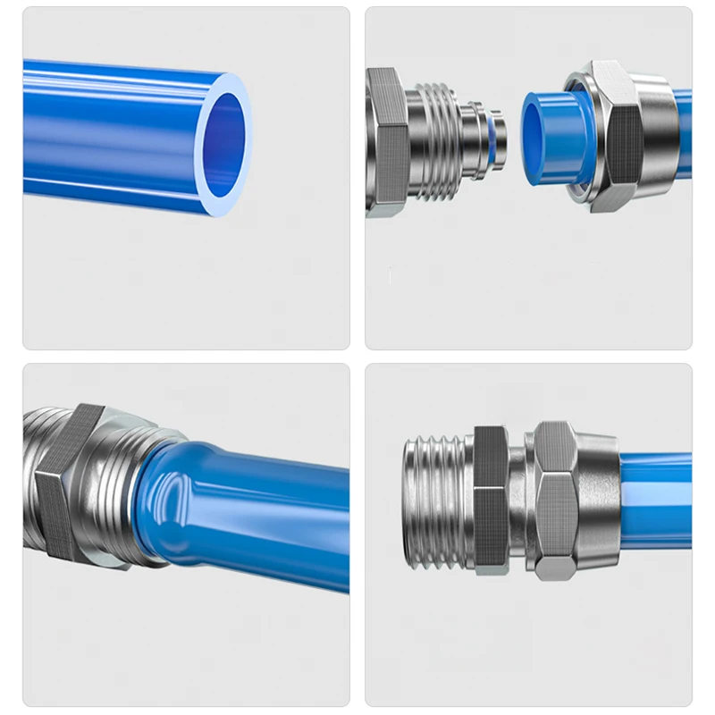 구리 공압 피팅 공기 피팅 OD 4 6 8 10 12  - Compression Fitting Brass 리뷰 및 가격