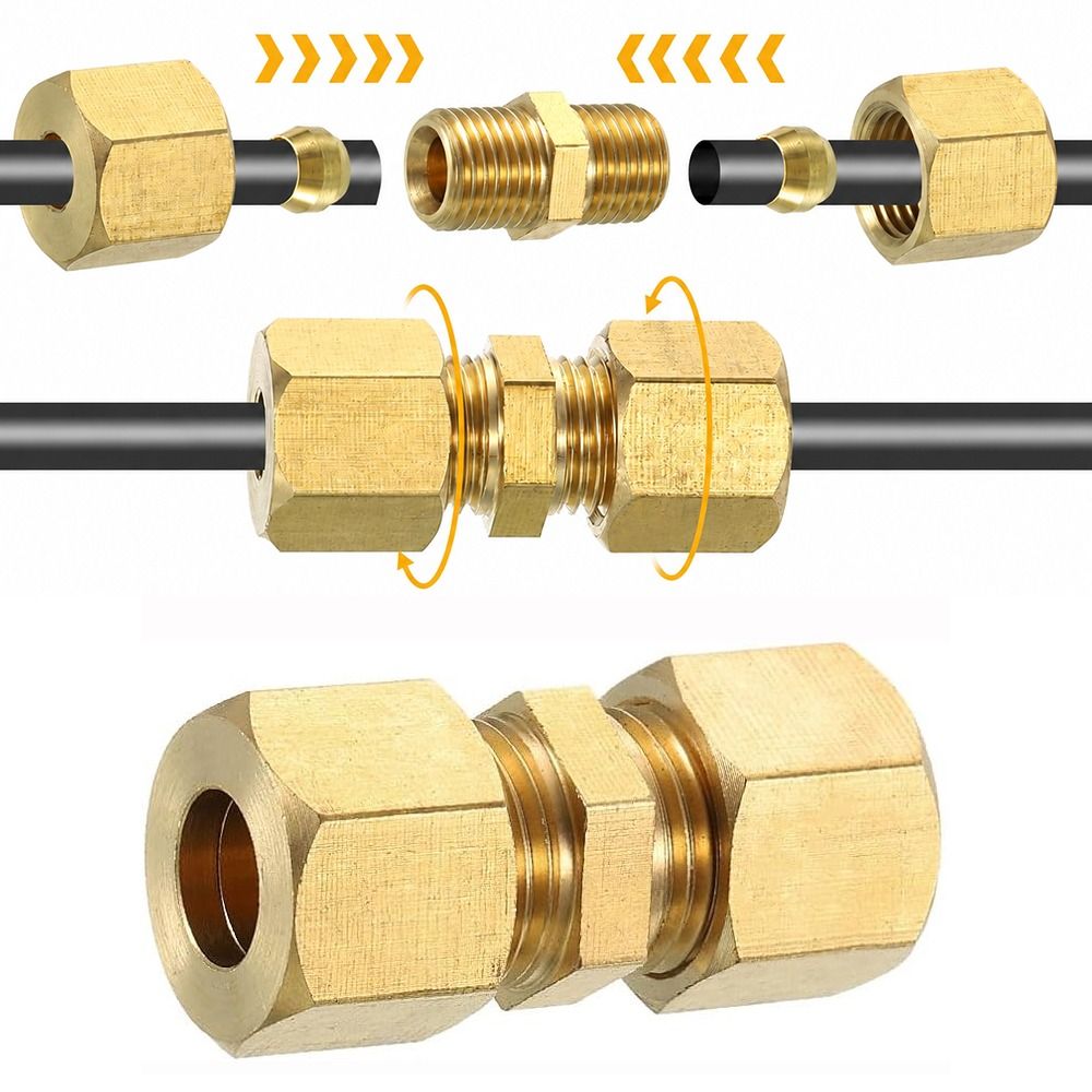 황동 압축 피팅 4 5 6 8 10 12 16mm 1/ - Compression Fitting Brass 리뷰 및 가격