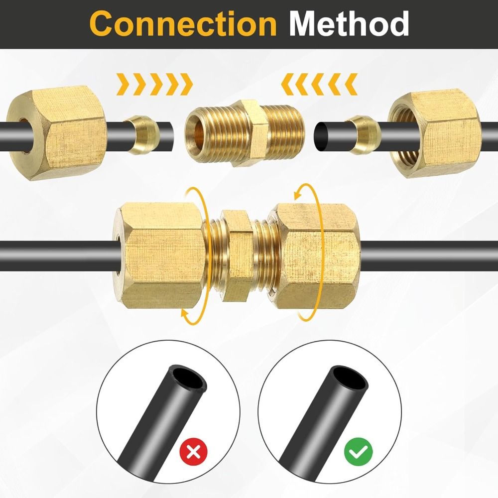 황동 압축 피팅 4 5 6 8 10 12 16mm 1/ - Compression Fitting Brass 리뷰 및 가격