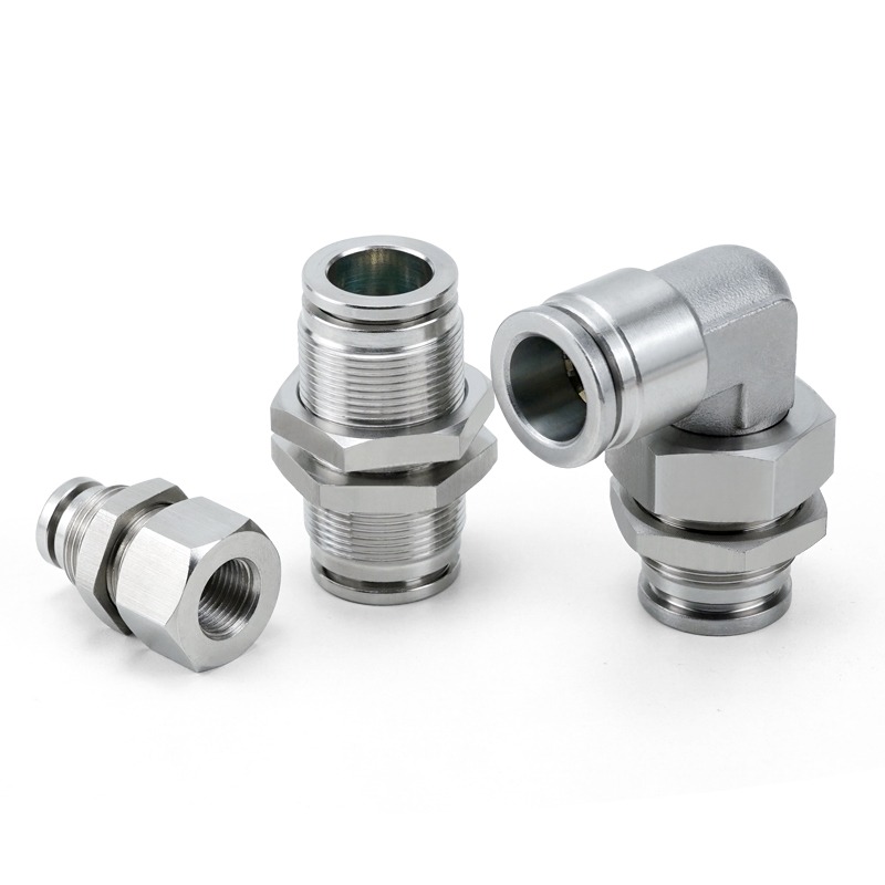 304 스테인리스 스틸 공압 커넥터 PU PE PV P - Compression Fitting Brass 리뷰 및 가격